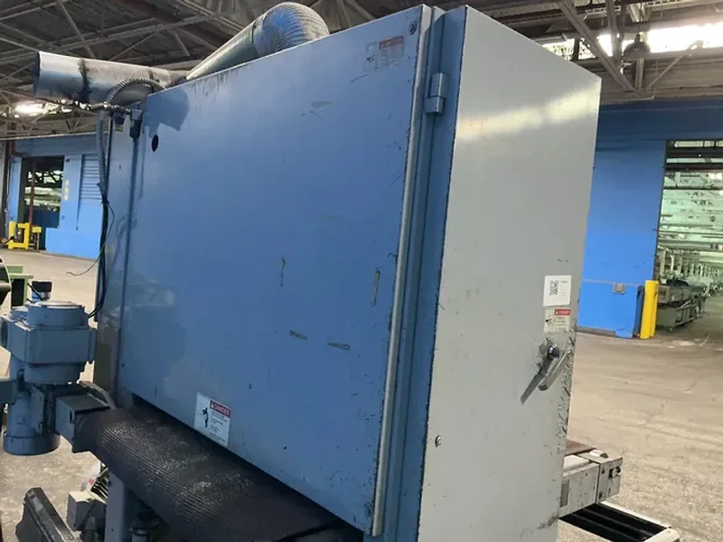 TIMESAVERS INC. 36”X50” CONVEYOR BELT WIDE BELT SANDER AND ABRASIVE FINISHER  -  137-LMPM/75
