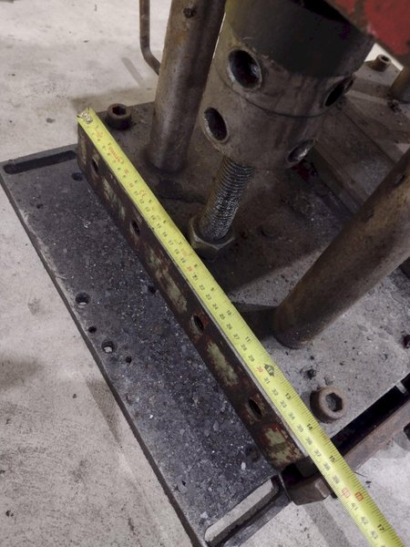3 TON AIRAM 4 POST ROLLFORMER CUTOFF / PUNCH PRESS: STOCK #22112