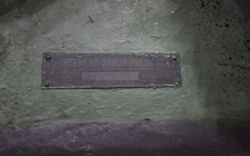 GREENERD #32 ARBOR PRESS. STOCK # 0435026