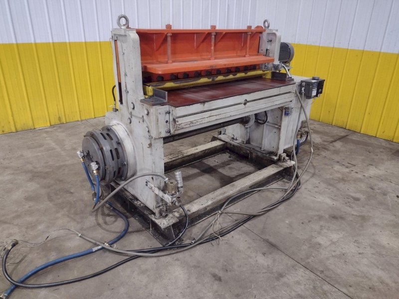 52" X 14 GA WYSONG MODEL #1252-HS BOWTIE BLADE HIGH SPEED CUT TO LENGTH LINE MECHANICAL SHEAR: STOCK #22751