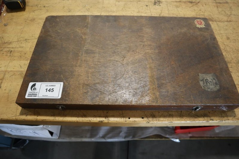 Mitutoyo 12"-16" Micrometer w Standards, Wood Case- Auction Item
