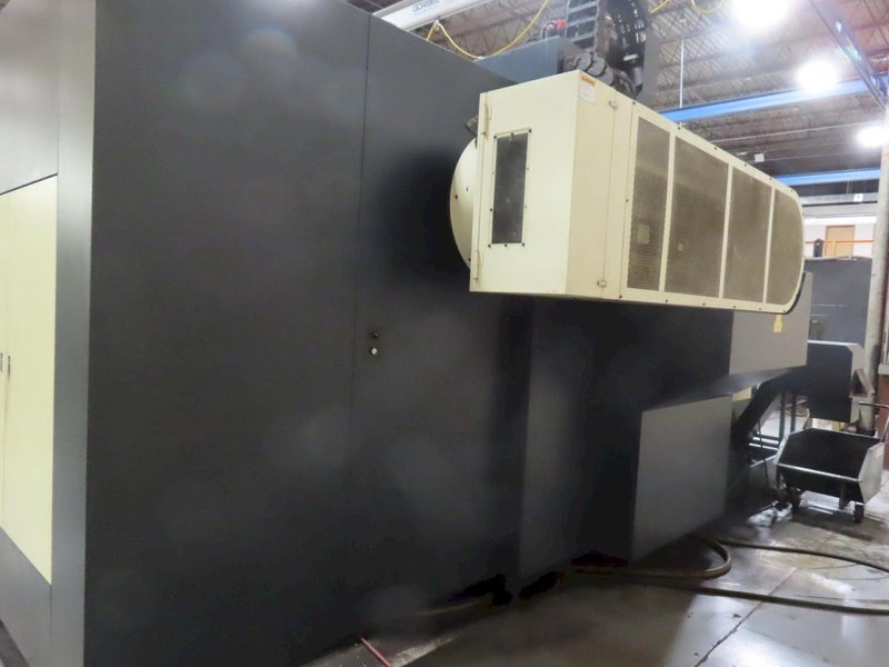 Johnford DMC-2100H Bridge Type CNC Vertical Machining Center with Fanuc 18i-MB, Renishaw Probing, 40 ATC, LESS THAN 8500 CUTTING HOURS