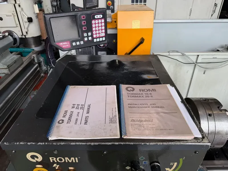 ROMI TORMAX 16-8  16” x 60” Engine Lathe DRO 1996’ #7932
