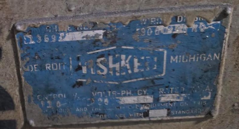 12" STAND X 1.5" ARBOR X 10" ROLL SPACE TISHKEN ROLLFORMER. STOCK # 0329526