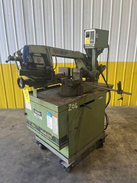 9.84" X 9.84" DAKE MEP SHARK 270 HORIZONTAL 60 DEGREE MITRE SAW: STOCK 12764