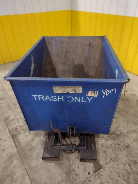 1 YARD X 6,000 LBS VESTIL MODEL #D-HOP-100-HD SELF DUMPING HOPPER: STOCK #22488