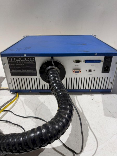 MECCOMARK 20W FIBER LASER MARKING SYSTEM MISSING CIRCUIT BOARD USED