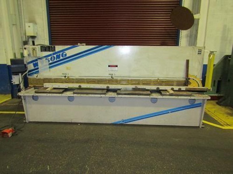 1/4" X 12' WYSONG HYDRAULIC SQUARING SHEAR