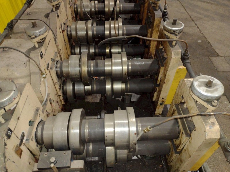 10 STAND X 2.5" X 21" KANE &amp; ROACH MODEL #2ST-CRFM ADJUSTABLE WIDTH "C &amp; Z PROFILE" ROLLFORMER: STOCK #11366