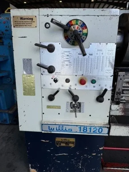 WILLIS 18120  18”/28” x 120”cc Gap Lathe #7505