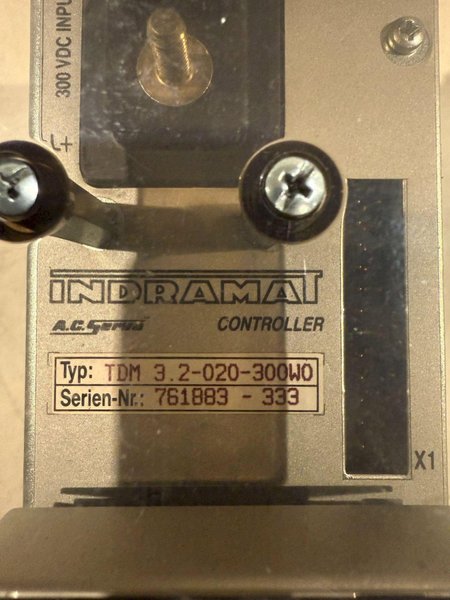 INDRAMAT TDM 3.2-020-300-WO SERVO CONTROLLER USED
