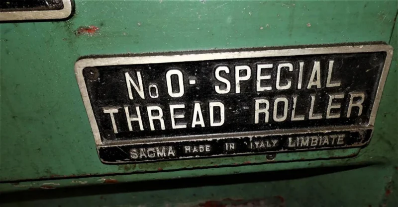1/4" Sacma No. 0 Special Thread Roller