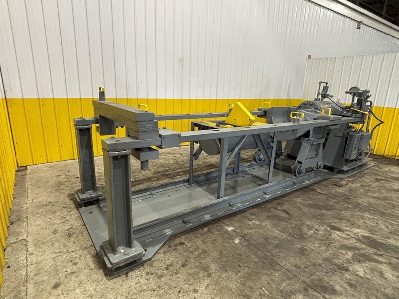 200 TON WATSON-STILLMAN HORIZONAL HYDRAULIC WHEEL PRESS: STOCK #17204