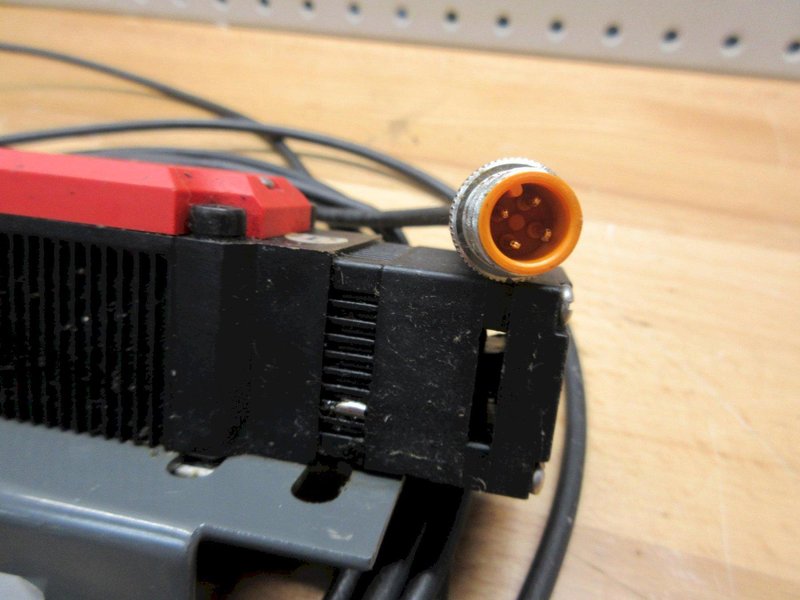 Used Haas 32-1095 CE DOOR INTERLOCK ASSY B (NO KEY) W/ Mounting Bracket &amp; Cable