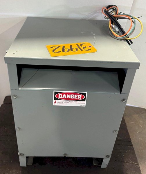 15 KVA Square D Transformer Cat. No. 15T6H, HV 480, LV 240, 3 Phase