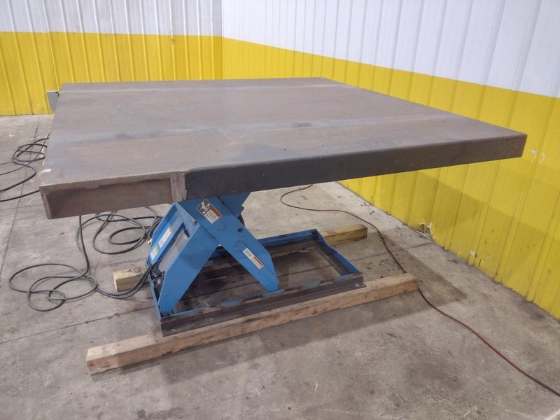 4,000 LBS X 71.75" X 71.75" LIFT PRODUCTS MODEL LPFT4W-040-36 SCISSOR LIFT TABLE: YOBRO #24988