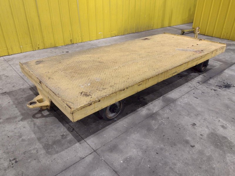 10,000 LBS X 4' X 9' HEAVY DUTY MOBILE TRANSFER / MOVING CART: STOCK #23519