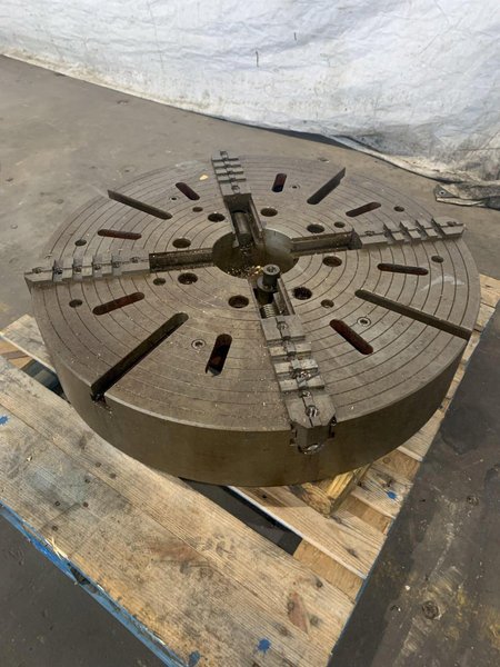 36&quot; 4-JAW LATHE CHUCK. STOCK # 0999024.