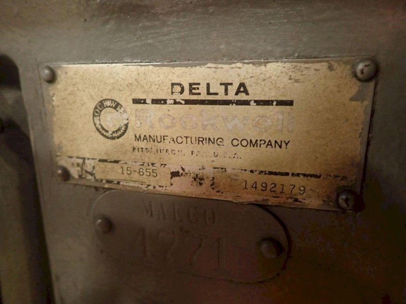 DELTA MODEL #15-655 VARIABLE SPEED DRILL PRESS: YOBRO #24257