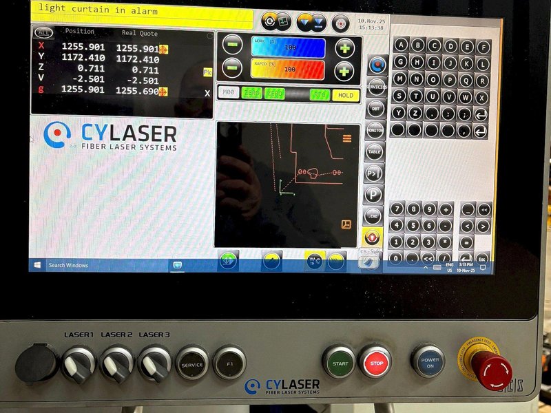 CY Laser CY2D LM3015 Fiber