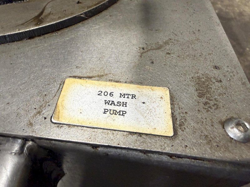 24" W X 10" H MIDBROOK MODEL #CYCLONE W/R/B0 STAINLESS STEEL BELT STYLE PARTS WASHER 2011: YOBRO #24811