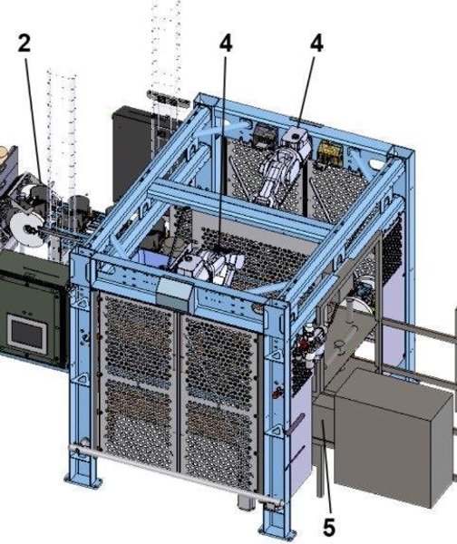 Tortilla Unstacking/Placing System w/ twin ABB IRB 1200 hygienic robots, 2022 – never used-sanitary wash down