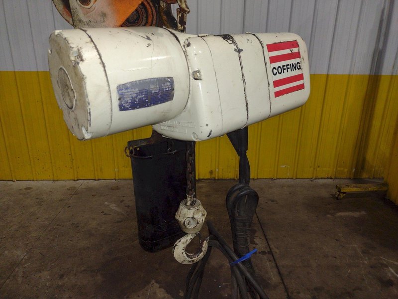 1 TON COFFING HOIST: STOCK #22474