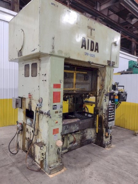 220 TON AIDA MODEL #PMX-LS-200H SSDC STRAIGHT SIDE PRESS, 7.87" STROKE: STOCK #22214