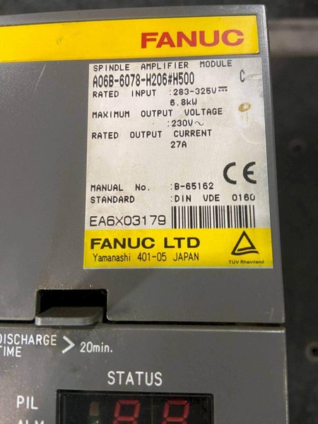 FANUC A06B-6078-H206#H500 Module Series C Spindle Amp Amplifier