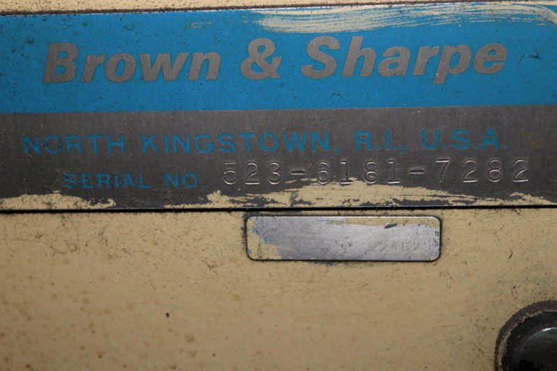 6" X 18" BROWN &amp; SHARPE MICROMASTER HORIZONTAL SURFACE GRINDER: STOCK 12219