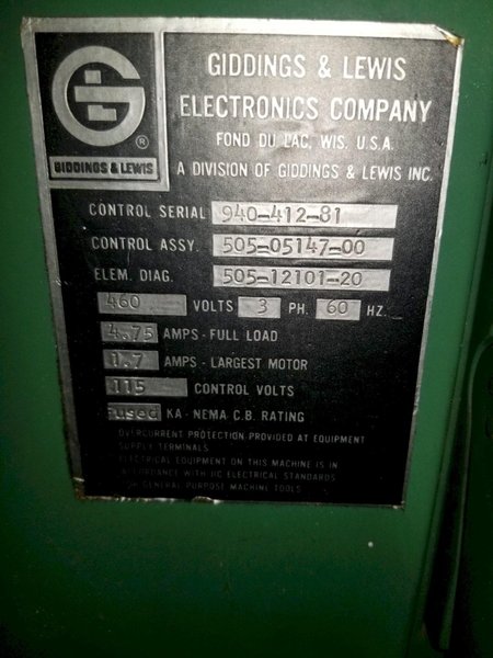 Giddings &amp; Lewis Winslow ExactaMatic HC  Drill Point Grinder, New 1981
