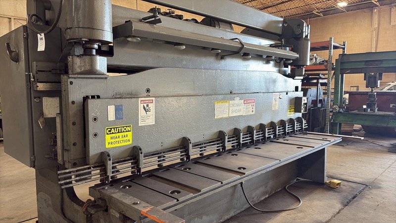1 - Preowned Cincinnati Shear 12FT x 3/8", Model# 3DL12, 480V 3 Phase