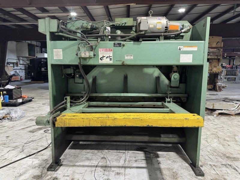 3/8″ x 6′ Betenbender Hydraulic Shear-Heavy Duty, Adjustable Blade Gap