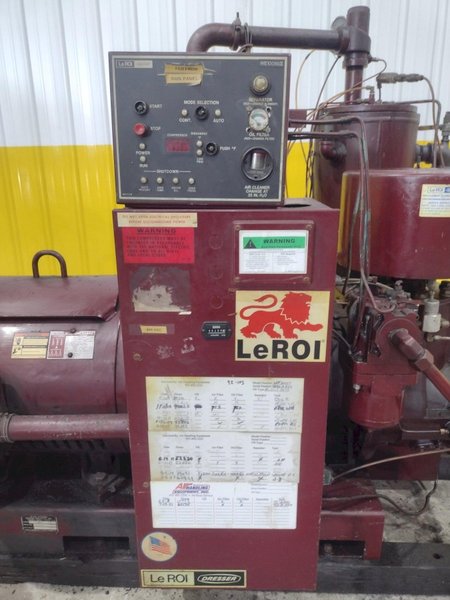 100 HP LEROI MODEL #A219-152-3_C7 WATER COOLED AIR COMPRESSOR: STOCK #21254