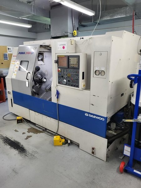 Daewoo PUMA 2000SY Multi-Axis CNC Lathe, 2004 – Tool Setter, Sub Spindle
