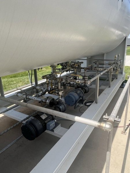 6,565‑Gallon ASME Skid‑Mounted R134a Refrigerant Storage Tank System (Pressurized 250 psig)