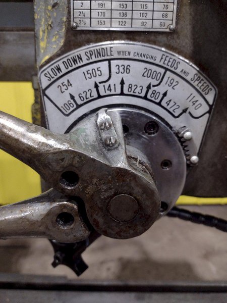 4&#039; X 11&quot; CARLTON MODEL #1A RADIAL ARM DRILL PRESS: STOCK #18320