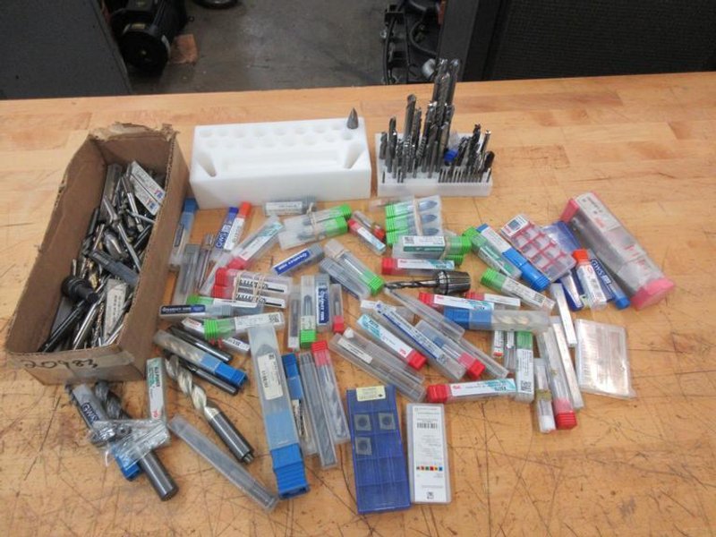 Cutting Tools, Carbide and HSS, New and Used, Drills, Taps, End Millls, Inserts- Auction Item