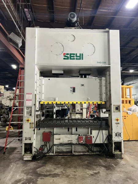 SEYI 220 TON SSDC PRESS, STOCK# 14280J