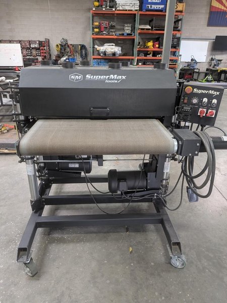 36″ SuperMax SuperBrush 36×2 Dual-Brush Sander, 2021