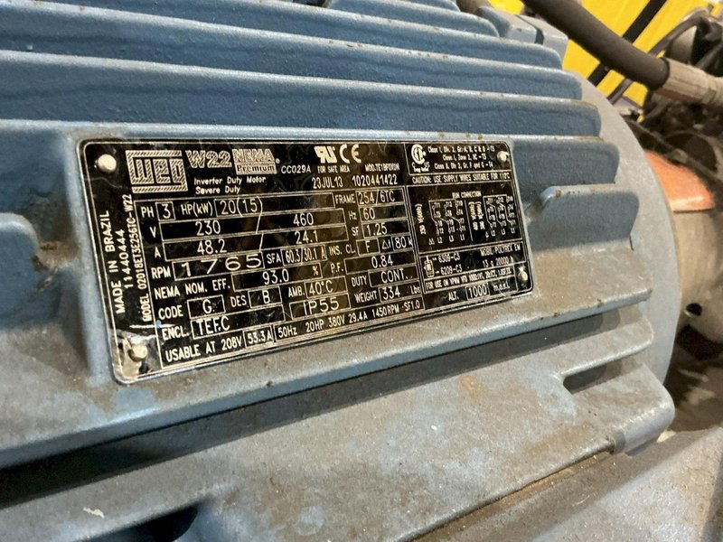 30" X 30" HARMONY ENTERPRISES MODEL #PERFSSHB24 STAINLESS STEEL EXTRACT PLUS HORIZONTAL BALER &amp; PERFERATOR, FOR ALUMINUM CAN &amp; BOTTLES LIQUID EXTRACTION: YOBRO #25023