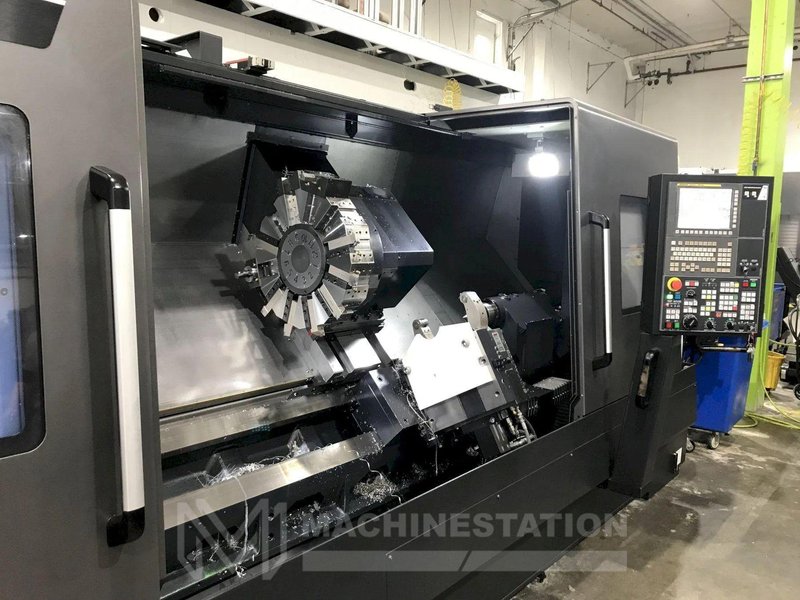 Doosan Puma 4100LB CNC Turning Center – 2017 15″ Chuck, Long Bed, Steady Rest Lathe