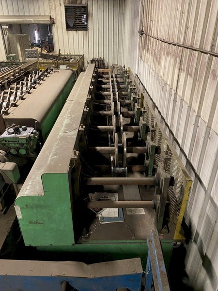 20 STAND X 2.5&quot; ARBOR X 30&quot; PEARSON RAKE &amp; GUTTER ROLLFORMER. STOCK # 0733022