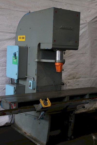 50 TON HANNIFIN HYDRAULIC C FRAME PRESS: STOCK #76684
