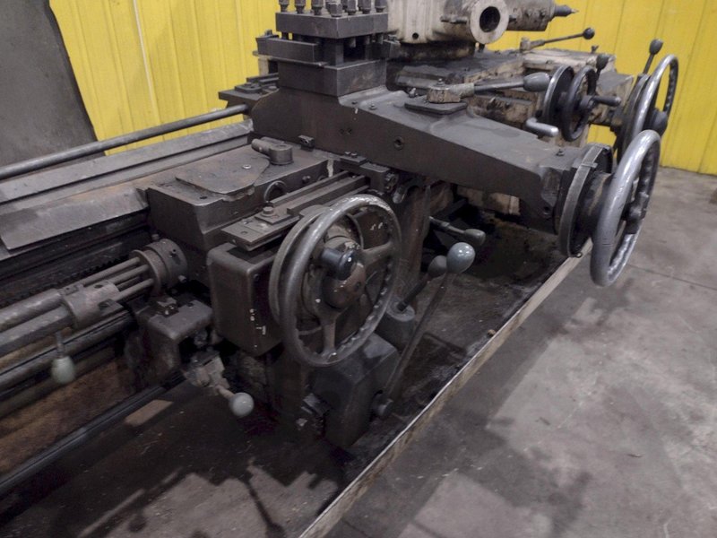 #2A WARNER &amp; SWASEY MODEL #M-3470 TURRET LATHE WITH CROSS SLIDING TURRET, " HOLE: YOBRO #24548