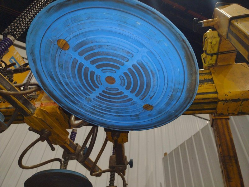 5,000 LBS ANVER MODEL #E500M10-200-5/44 VACUUM SHEET LIFTER:YOBRO #25016