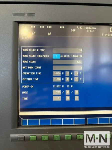 Mori Seiki NMV5000 DCG CNC 5-Axis Vertical Machining Center, 2008