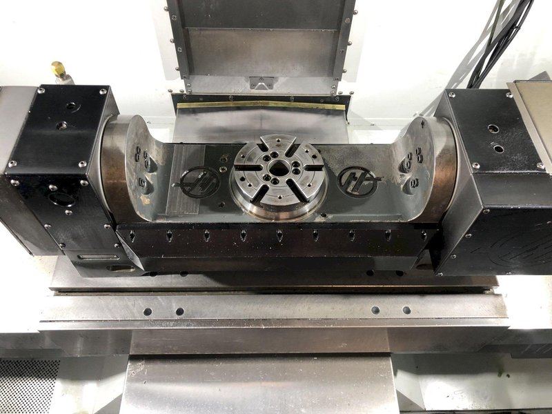 Haas VF-2TR VMC 2011 Haas TR160 5th Axis Rotary Table Coolant Tank, Chip Auger