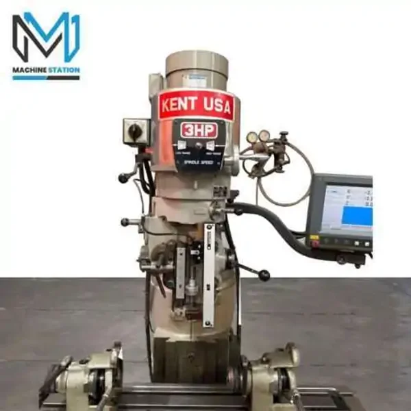 Kent KTM-3VS 9″ x 42″ Variable Speed CNC Vertical Milling