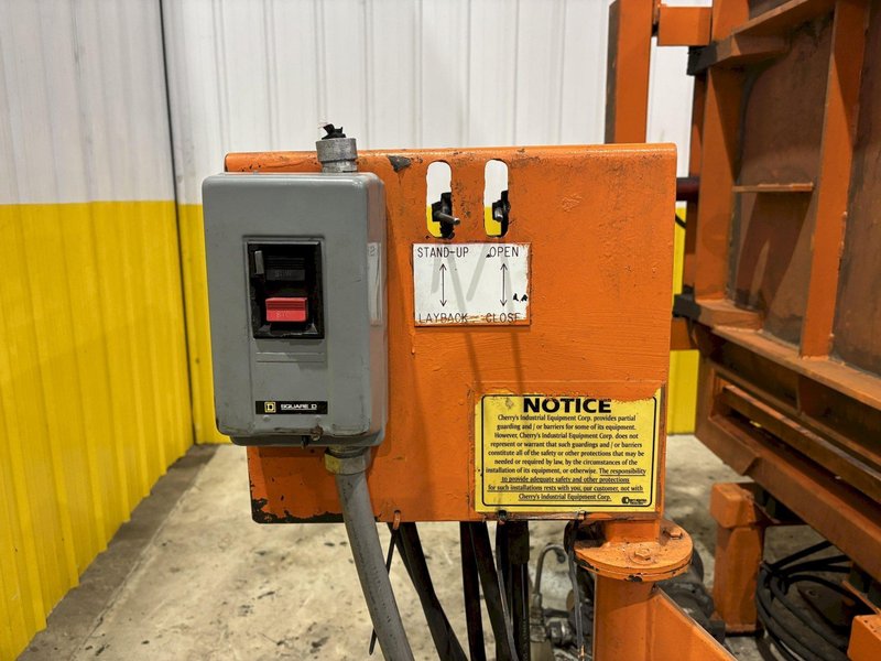 CHERRYS MODEL #58-100 PALLET SPACER RECOVERY SYSTEM INVERTER FLIPPER: STOCK #23222